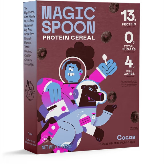 Magic Spoon Cocoa Grain-Free Breakfast Cereal, 7 oz Box (3 PACK) FREE SHIPPING gallery
