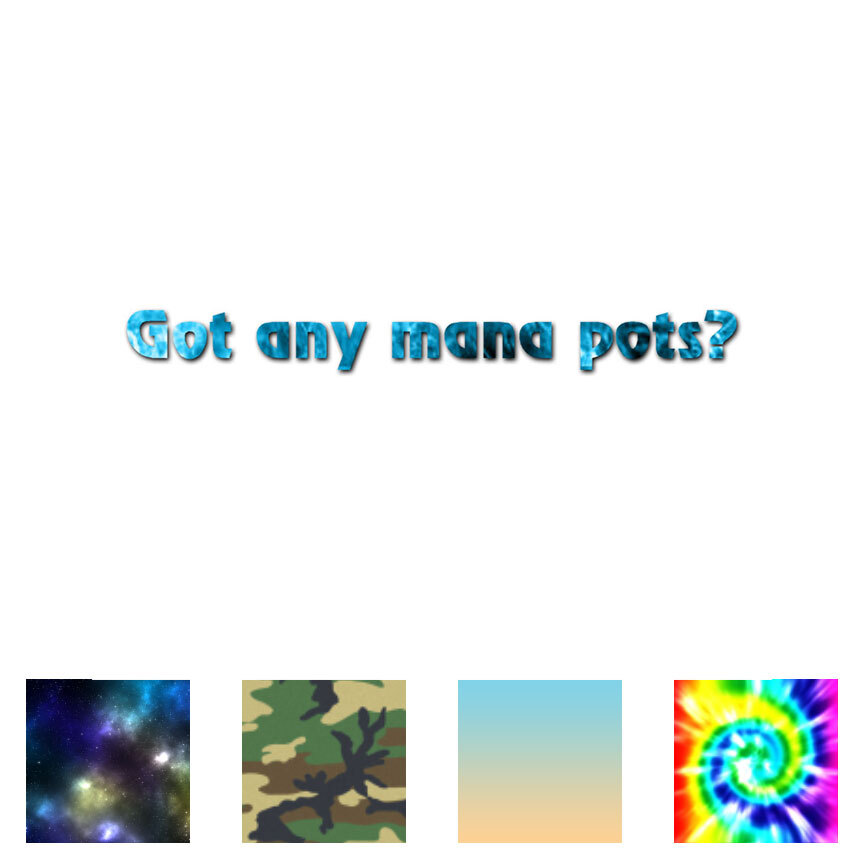 Got Mana Pot Gamer RPG - Decal Sticker - Multiple Patterns & Sizes - ebn1887 gallery