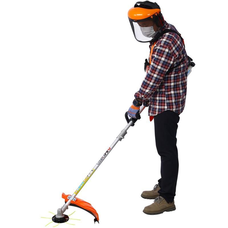 8 in 1 Multi-Functional Trimming Tool 56CC 2-Stroke w/Gas Pole Saw Grass Trimmer gallery