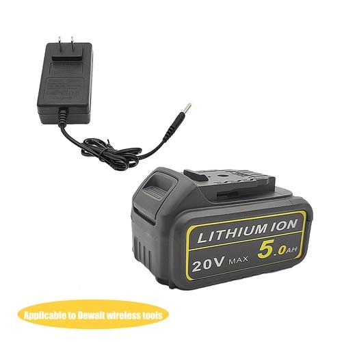 20V Max Lithium-Ion Battery & Charger Set - 5Ah - Powerful Starter Kit gallery