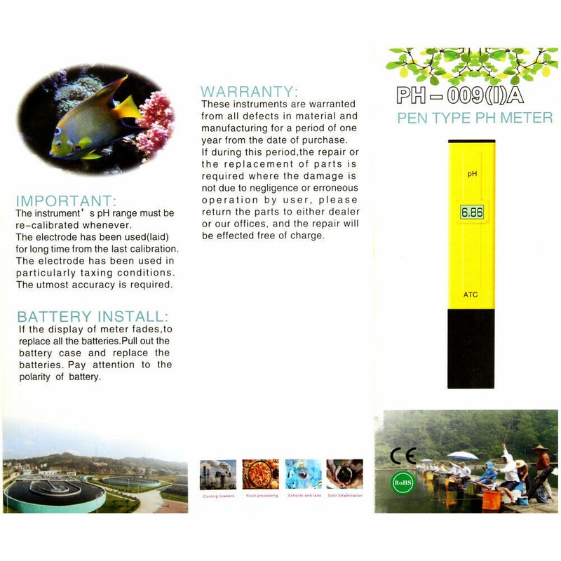 Digital Electric PH Meter LCD Tester Pocket Hydroponics Aquarium Water Test Pen gallery