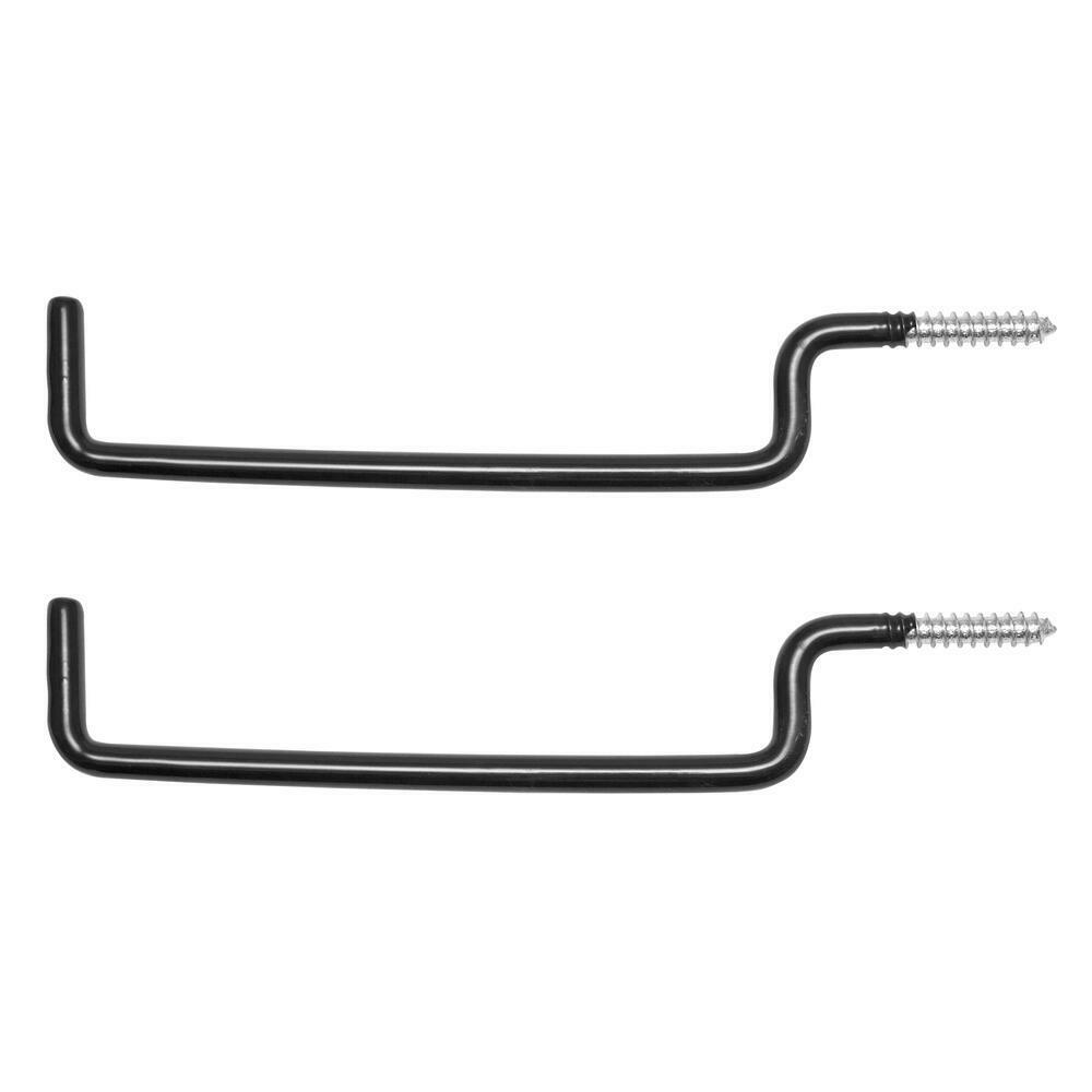7-1/2" Wall Mount Screw-In Ladder Storage Hook 2 pack 25lb Capacity Vinyl Coated gallery