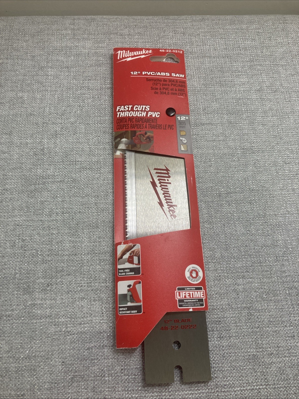 Milwaukee 48-22-0212'' PVC/ABS Saw Replacement Blade 12” gallery