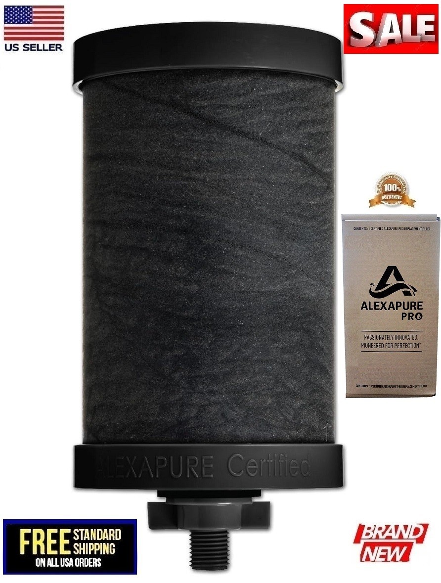 Genuine Alexapure PRO 2387 Replacement Water Filter 1 Filter Pack Black gallery