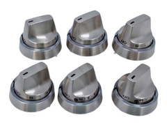 New GE Range Knobs 6 piece Kit 223C7619P015 Same Day Shipping & 60 Days Warranty