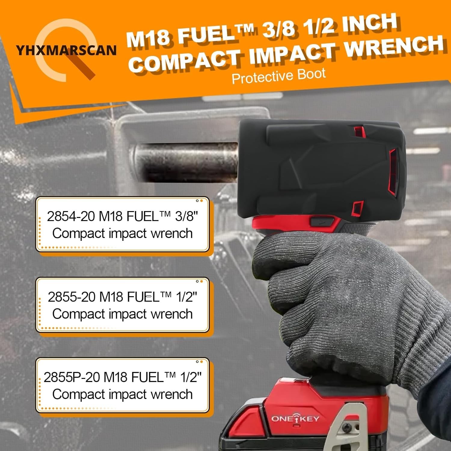 49-16-2854 Protective Boot for M18 Fuel 1/2 3/8 in Compact Impact Wrench 2854-20 gallery
