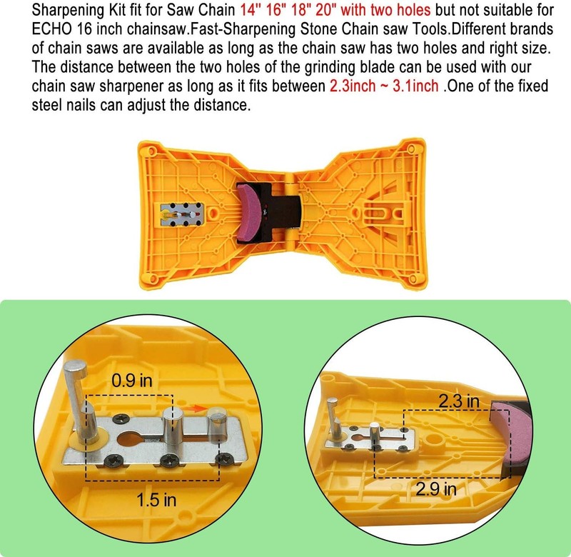 Portable Teeth Chainsaw Sharpener, Proprietary Bar-Mount Chain Saw Fast Sharpeni gallery