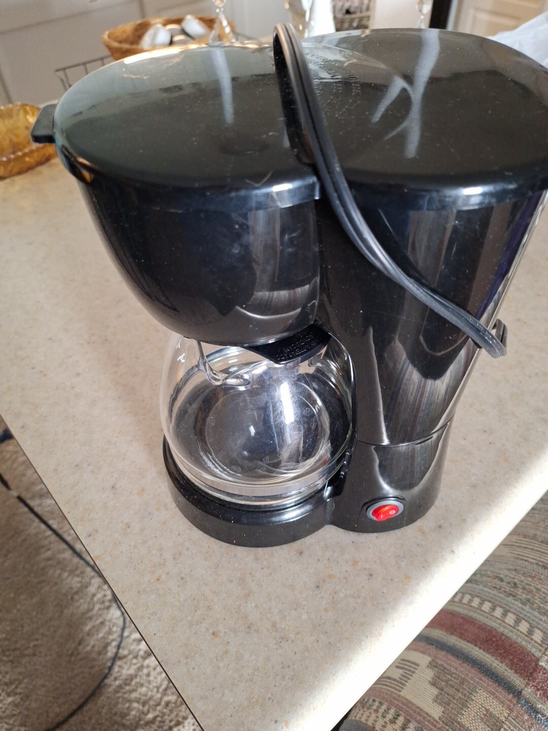 Mainstays 5 Cup Black Coffee Maker - Black gallery