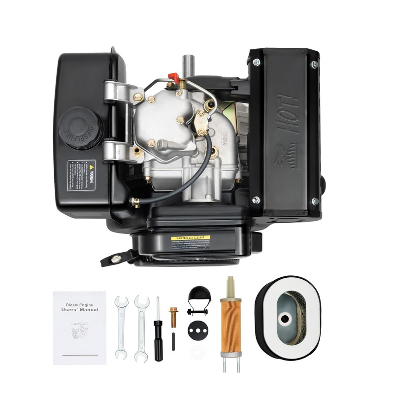 186F 10HP Engine 4Stroke Single Cylinder 406CC Forced Air Cooling Machine gallery