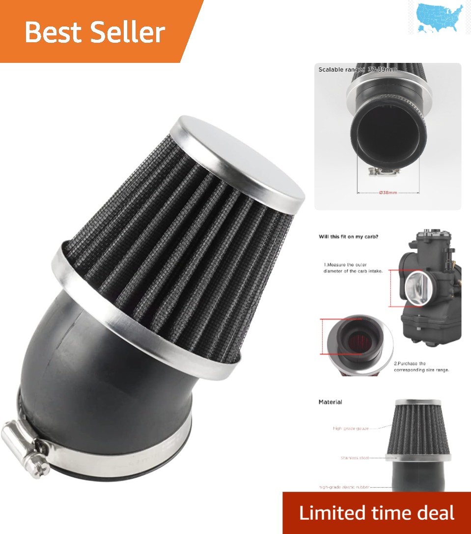 Universal Carburetor Cleaner Air Filter - 37mm, 38mm, 39mm for All Small Engines gallery
