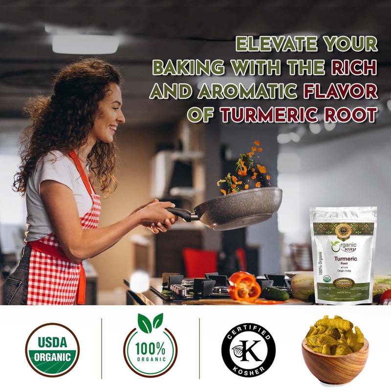 Organic Way Turmeric Root whole gallery