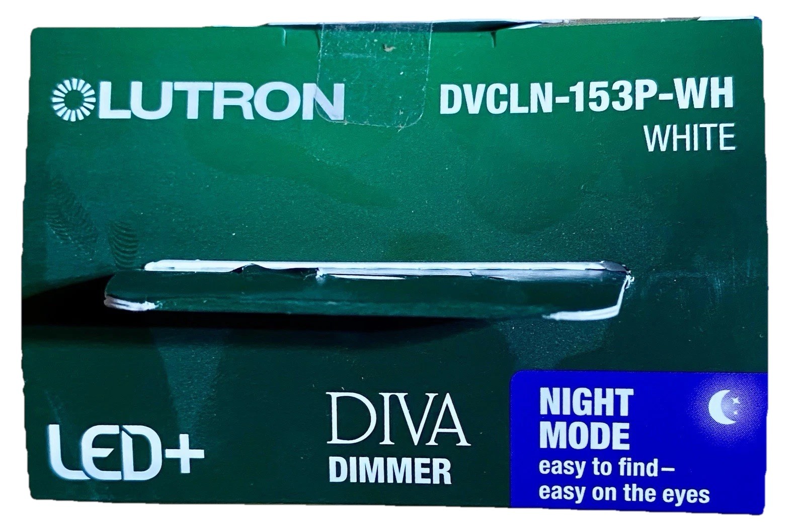Lutron Diva DVCLN-153P-WH Night Mode Single Pole 3-Way LED+ Dimmer Switch White gallery