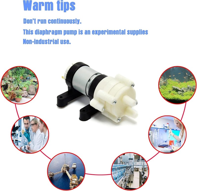 12V Diaphragm Water Pump Compatible with Aquarium Inflatable Pool Car Washing gallery