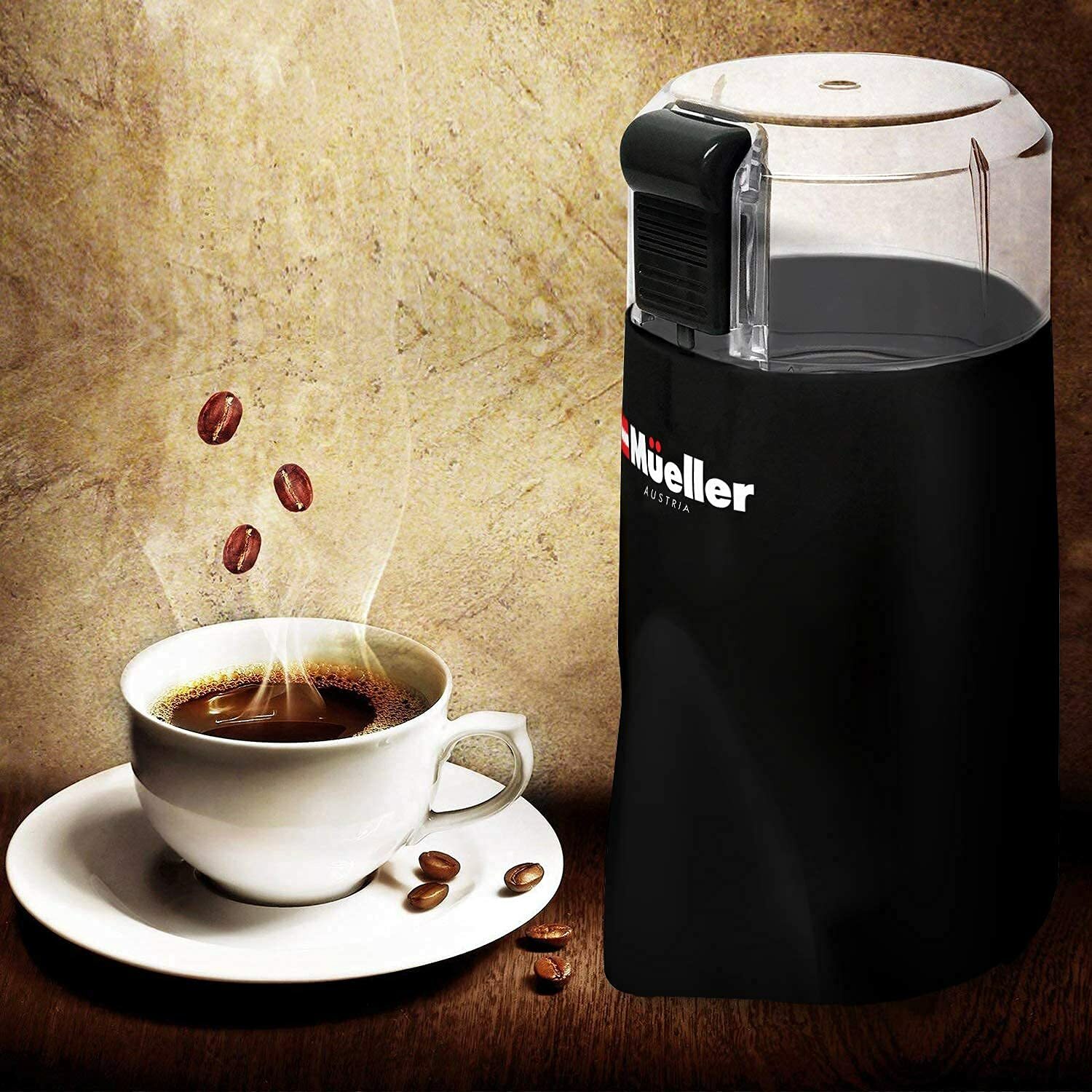 Mueller HyperGrind Precision Electric Spice/Coffee Grinder Mill - Black gallery