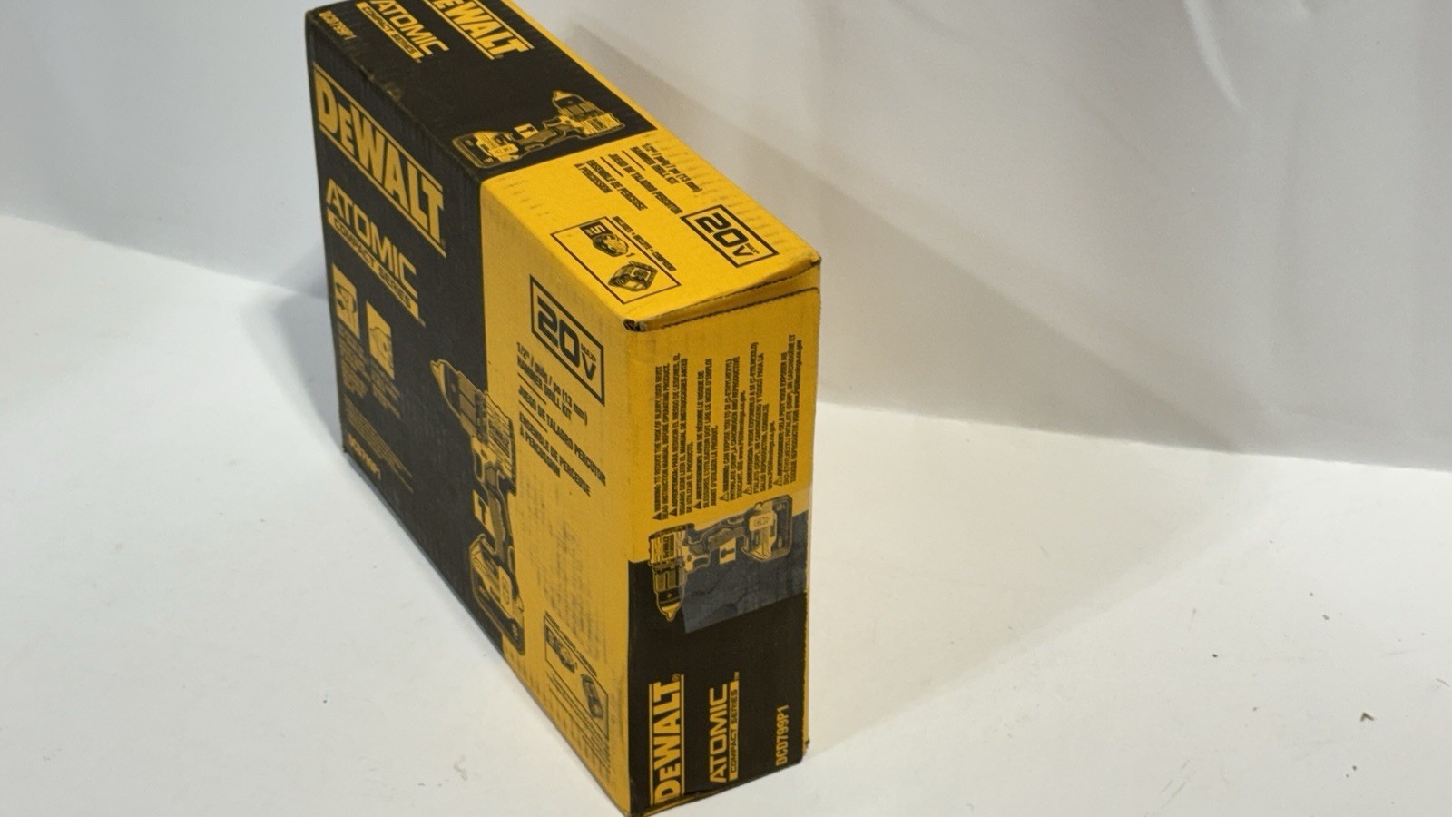 DEWALT Atomic Compact Series 20V Hammer Drill Kit DCD799P1 5Ah Battery Set gallery