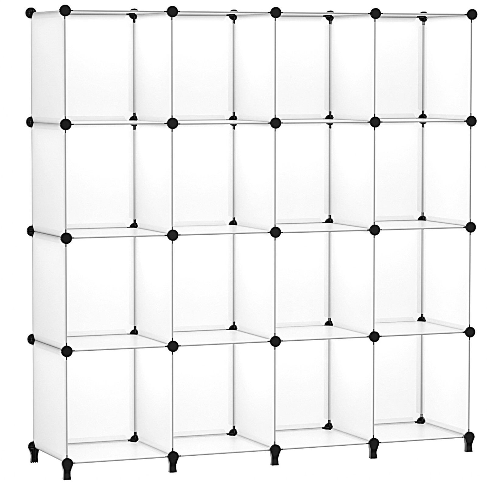 Large DIY 16 Cube Storage Organizer Shelve Unit Closet Cabinet Modular Bookshelf gallery
