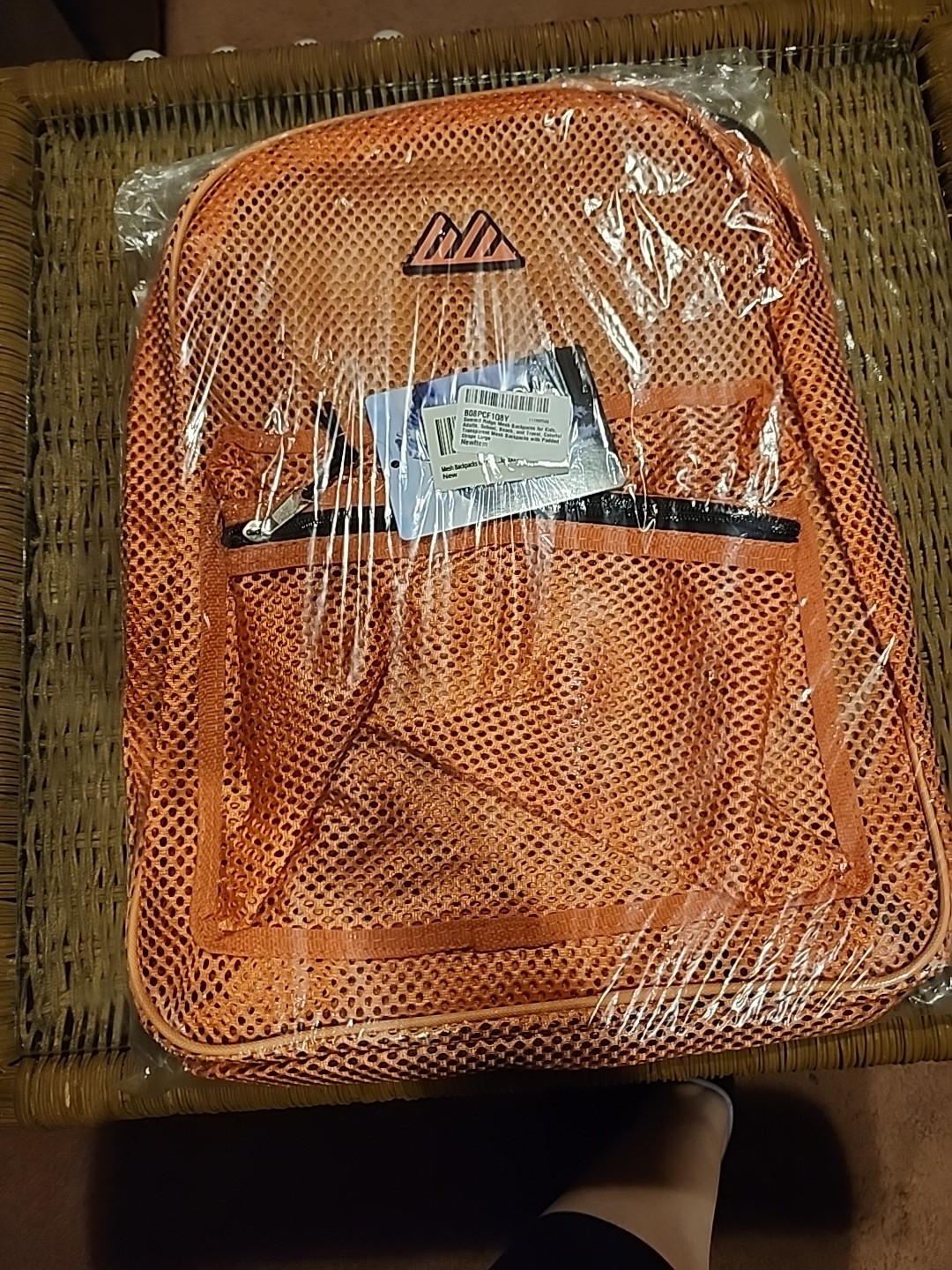 Summit Ridge Mesh Backpack Orange