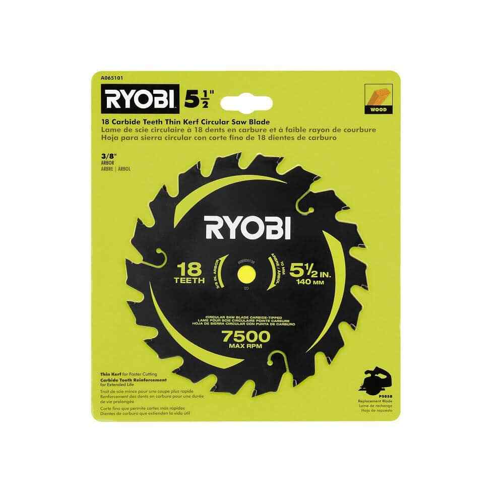 5-1/2 In. 18T Thin Kerf Carbide Circular Saw Blade gallery