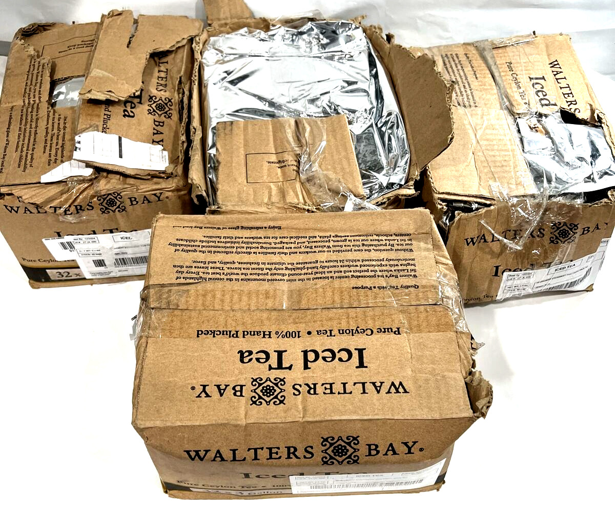 Walters Bay Iced Tea Pure Ceylon Black Tea 32x3 Gallon (4 Damaged Boxes) 12/2024 gallery