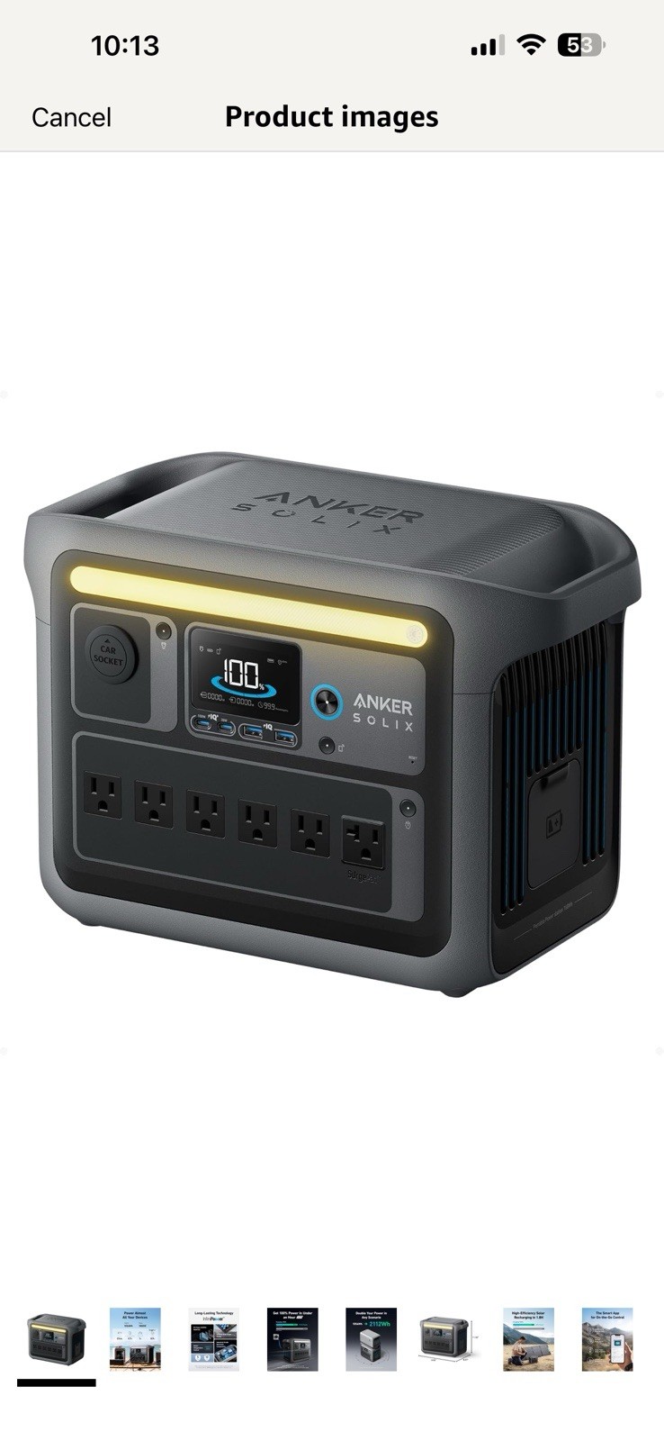 Anker SOLIX C1000X Portable Power Station gallery