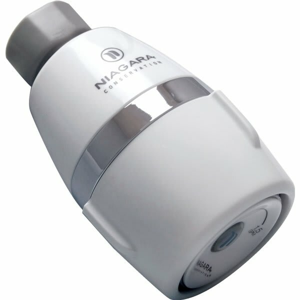 Niagara N2610 Water Saving Bi-Max 2 Flo Shower Head,Adj 1.0 GPM / 1.5 GPM, White gallery