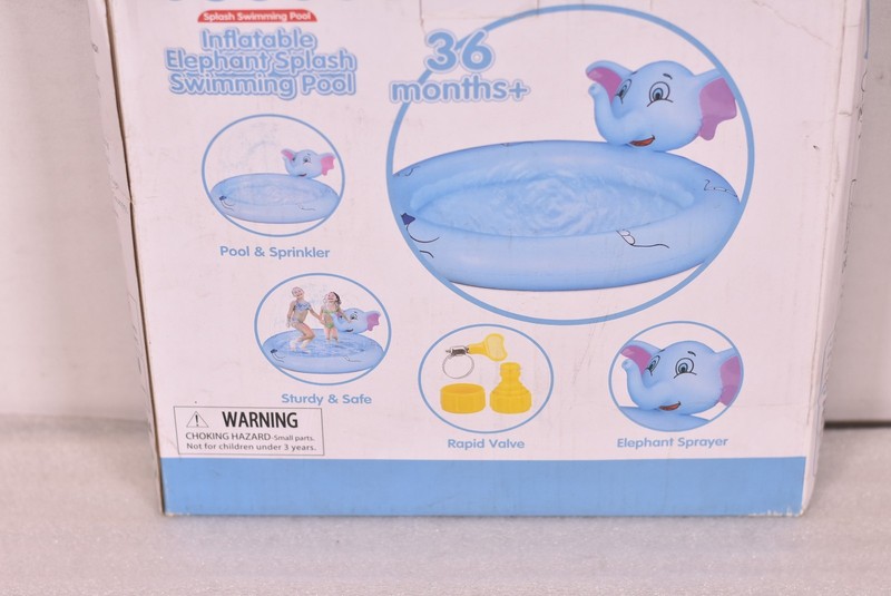 Inflatable Elephant Splash Swimming Pool - 36 Months+ gallery