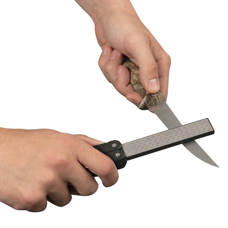 Folding Pocket Sharpener Diamond Knife Sharpener 400 and 600 Grit gallery