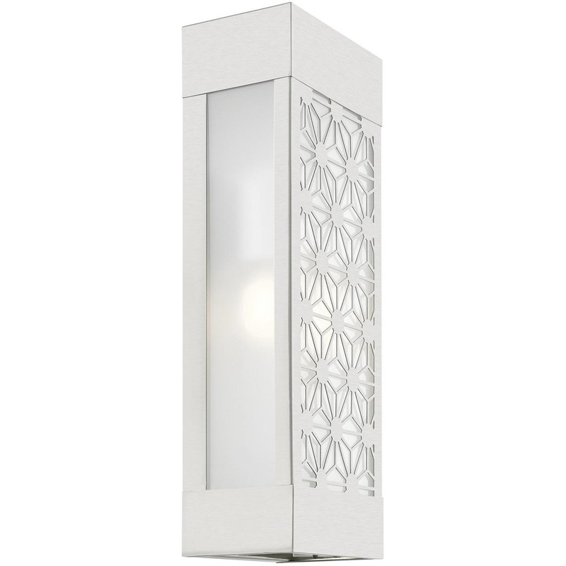 Livex Lighting 24322-91 Berkeley 2 Light 17 inch Brushed Nickel Outdoor Sconce gallery