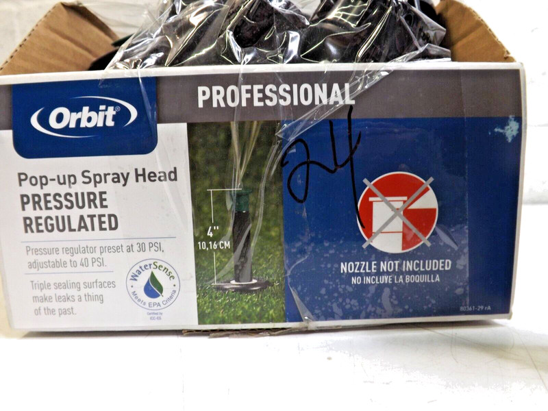(24 Pack) Orbit Professional Series 4 inch Adjustable Pop-Up Spray Head 80361 gallery