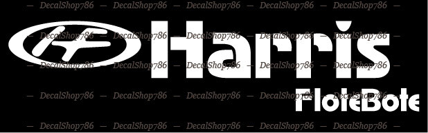 Harris FloteBote Pontoons - Car/SUV/Truck Vinyl Die-Cut Peel N' Stick Decals gallery