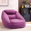 Linen Blend Inflatable Lazy Chair 41"×40"×30" Removable Cover for Living Room gallery