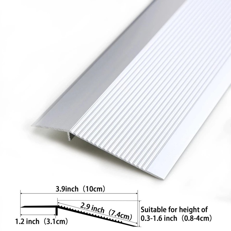 Aluminum Floor Transition Strip Flooring Reducer Suitable For Doorways Threshold gallery