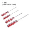 4pcs Magnetic Square Screwdriver 2mm 2.5mm 3mm 3.5mm Square Screw Driver, Red gallery