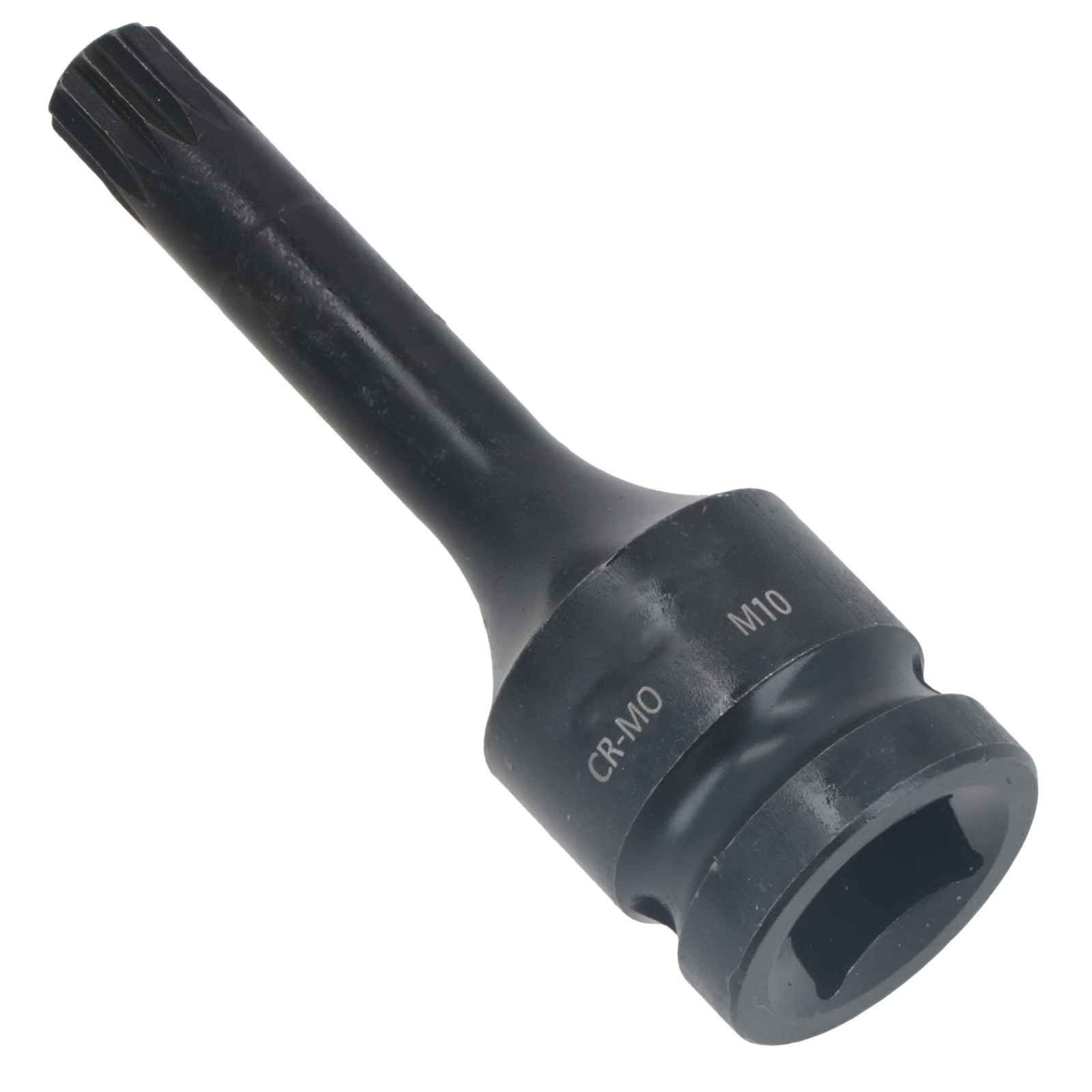 M10 x 78mm Spline Bit Triple Square Impacted Extra Long 1/2" Drive Male Socket gallery