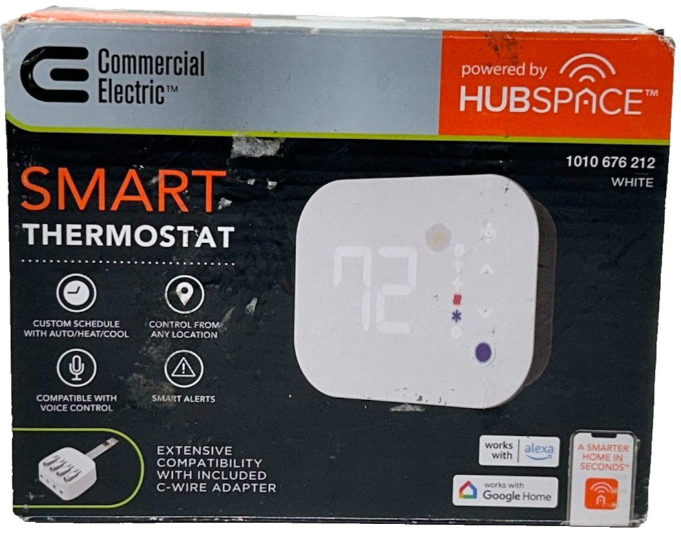 Wi-Fi and Bluetooth Enabled Smart Programmable Thermostat Powered by Hubspace gallery