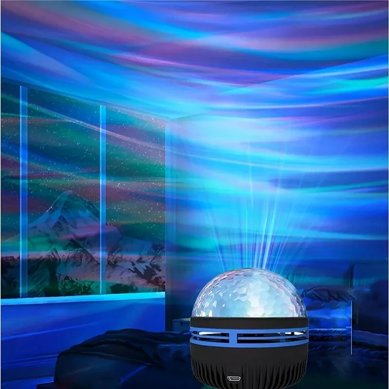 1pc Galaxy Star & Ocean Wave Projector Night Light (7 Colors) gallery