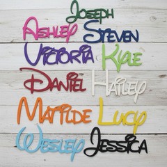 Personalized Disney-Style Name Sign – Custom Wooden Nursery Kids Room Wall Decor