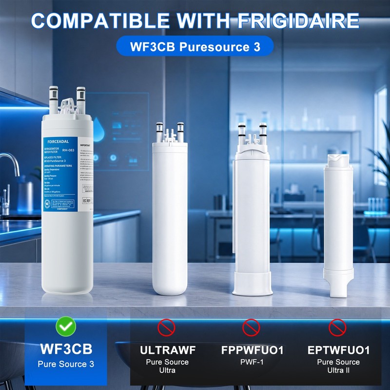 2/4PACK FOR Frigdaire WF3CB PureSource 3 Refrigerator Water Filter US Stock gallery