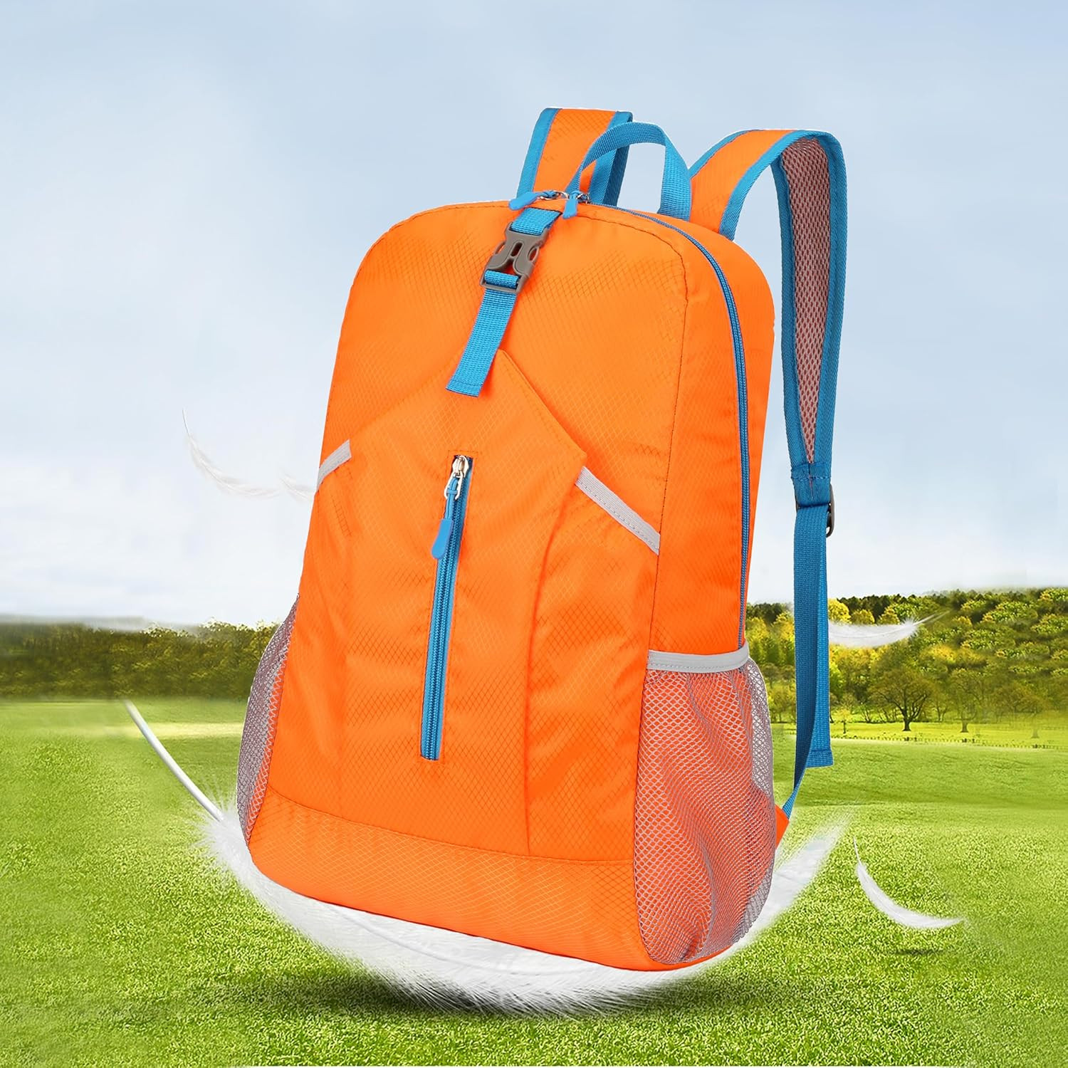 Levayhill 25L Foldable Hiking Backpack Lightweight Packable Basic-Daypack Collap 5