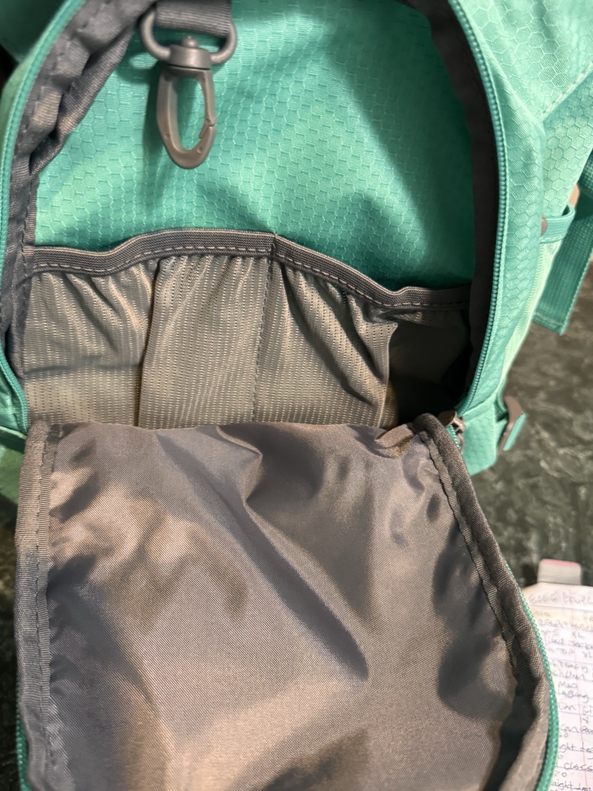 Golini Backpack Day Pack Aqua Blue With Hydration Bladder 5