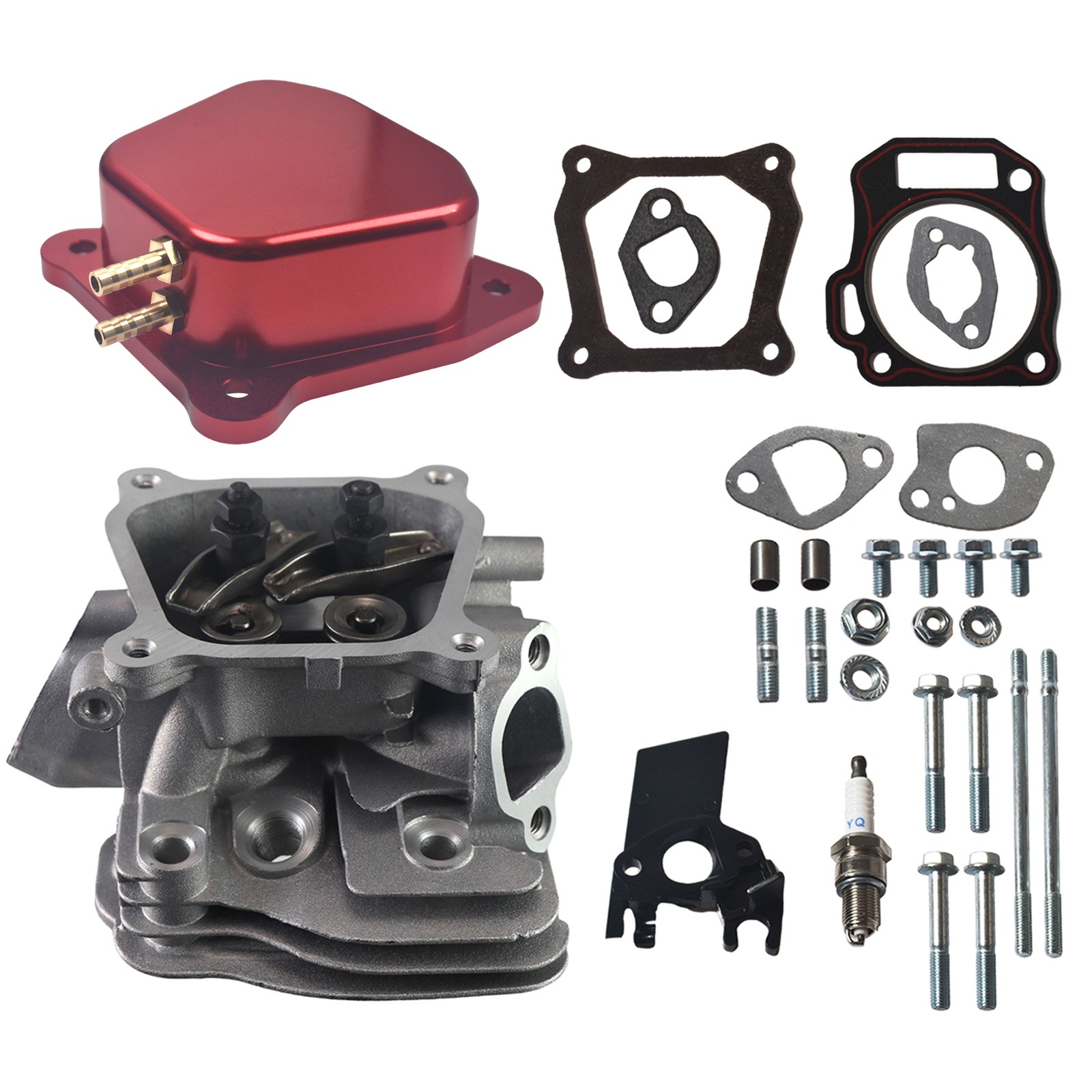 Cylinder Head Billet Valve Cover Kit For Non-Hemi Predator 212cc GX160 GX200 gallery