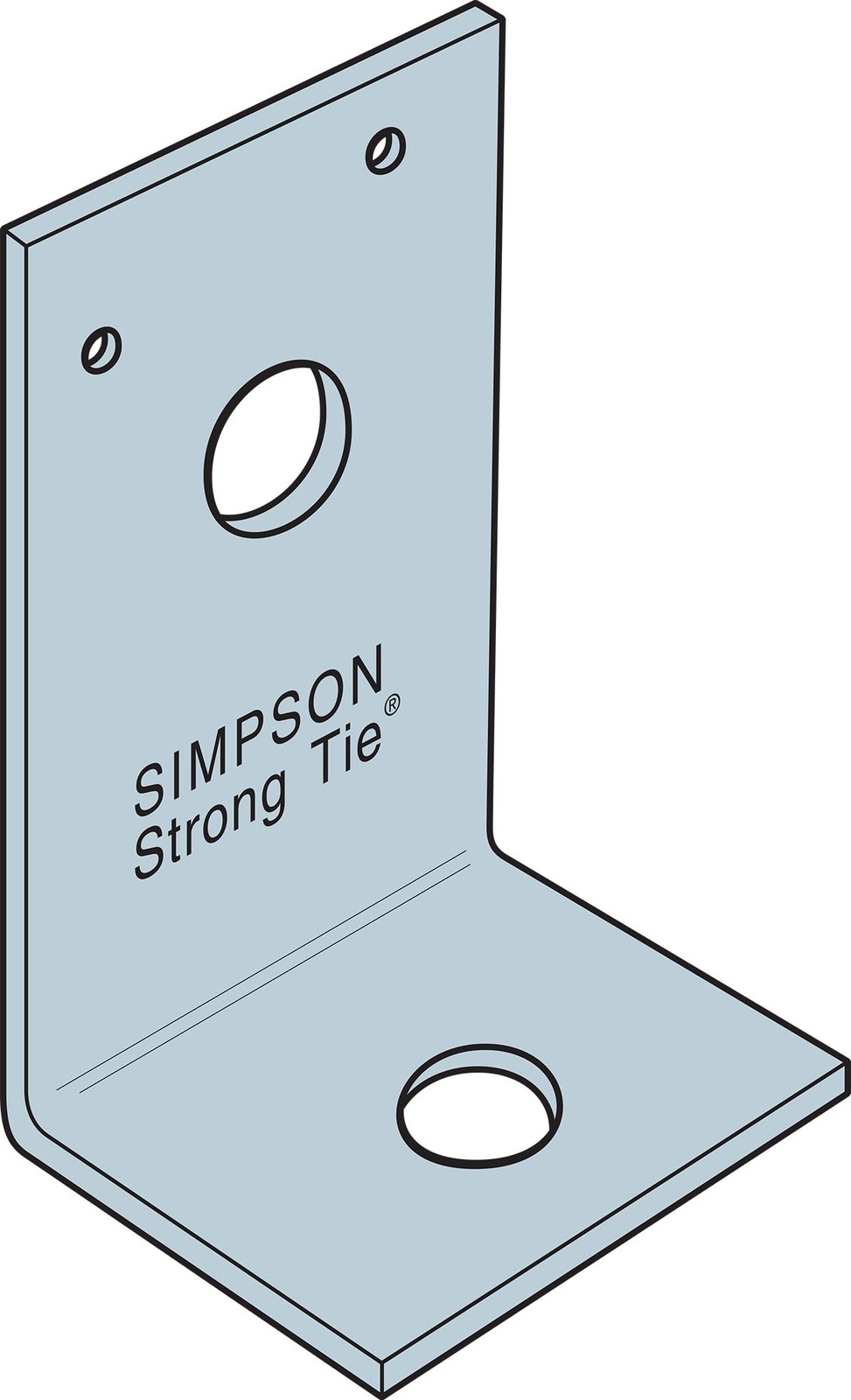(25 Count) Simpson Strong-Tie A24 Angle gallery