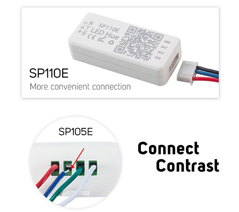 SP110E LED Strip BT Controller iOS/Android-compatible App Control 1024 Pixels gallery