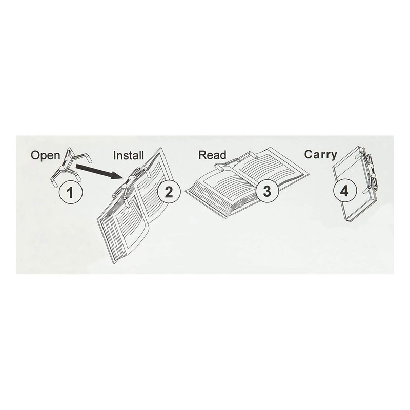 Portable Book Page Holder for Hands Free Reading in Bed, on The Go, on The Tread gallery