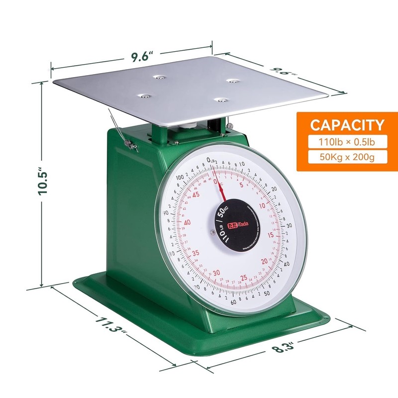 110-LBS Heavy Duty Portion-Control Mechanical Kitchen and Food Scale gallery