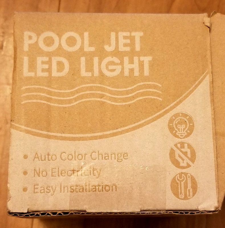 Underwater Pool Light Return Jet 7 Color Changing Led Lights *MISSING PARTS* gallery