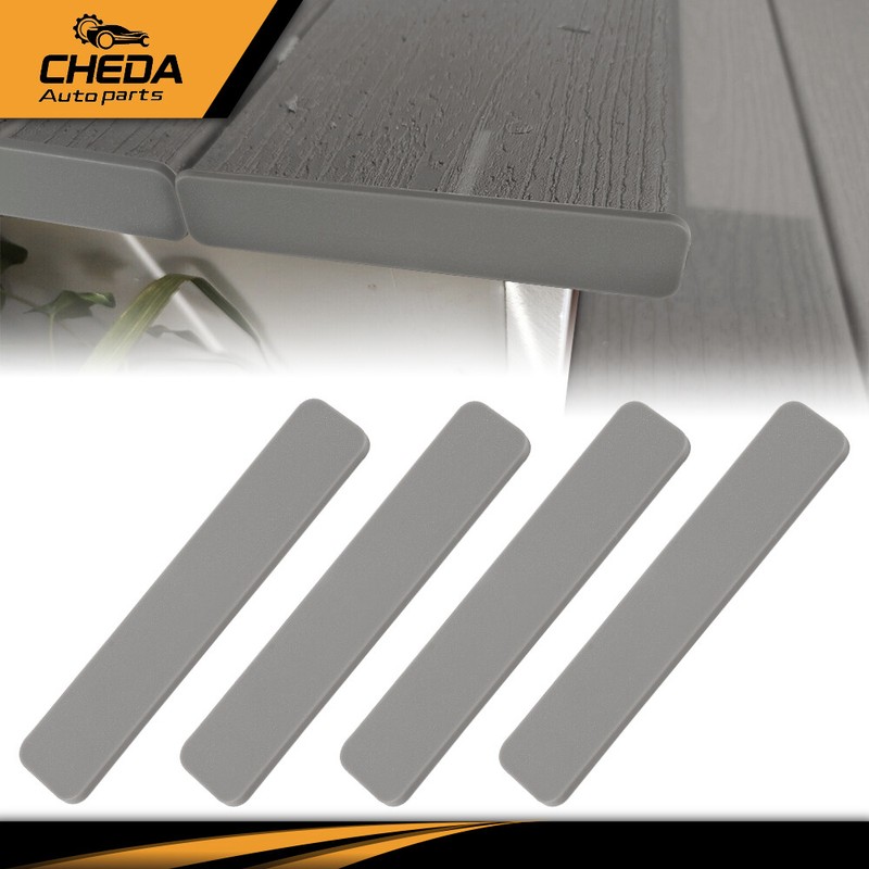 4/8/12 Pack Composite Decking boards End Cap Set Kit 5.5” Multi Colour gallery