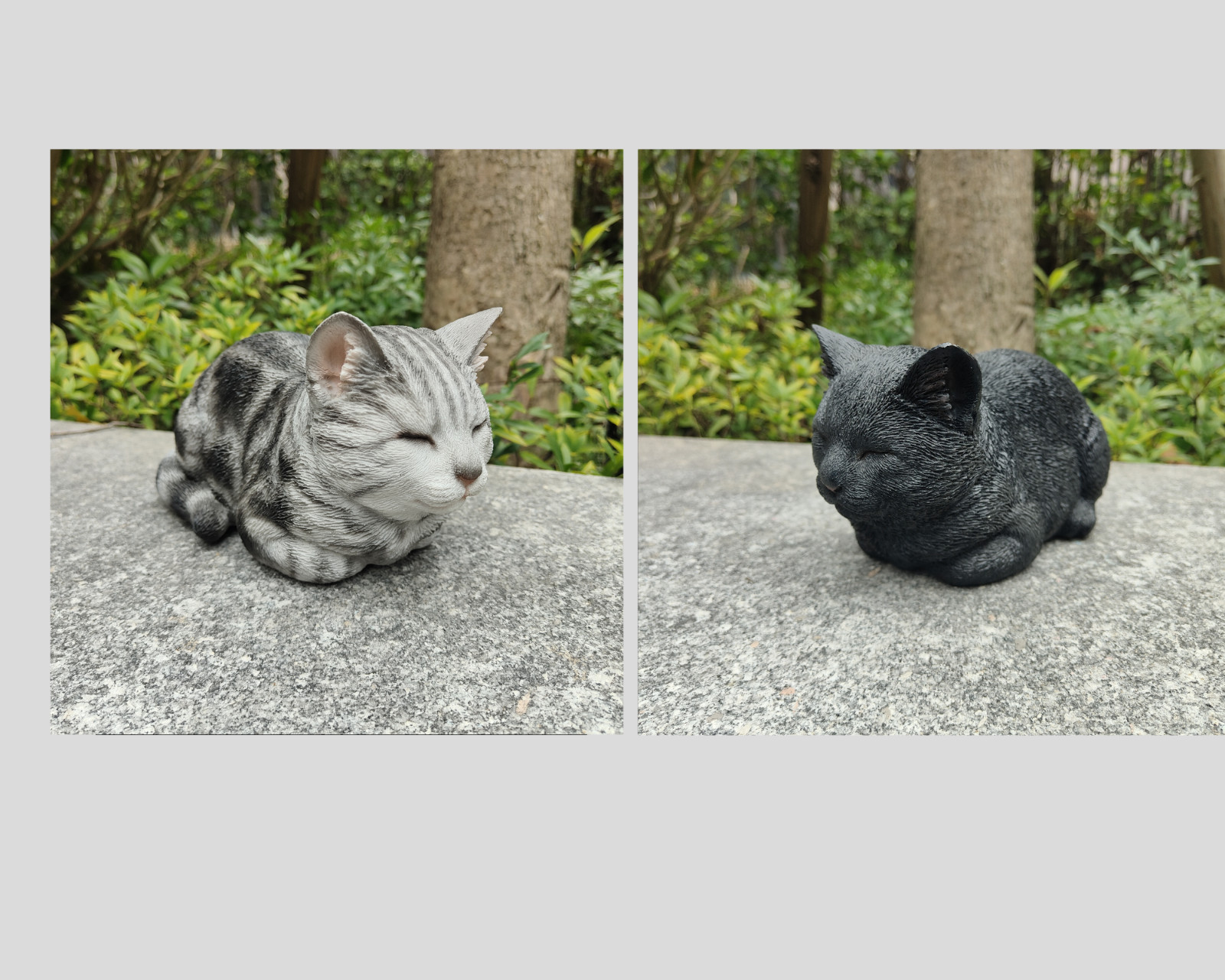 8" Napping Cat Garden Statue Garden Yard Home Decor For Cat Lover Gift gallery