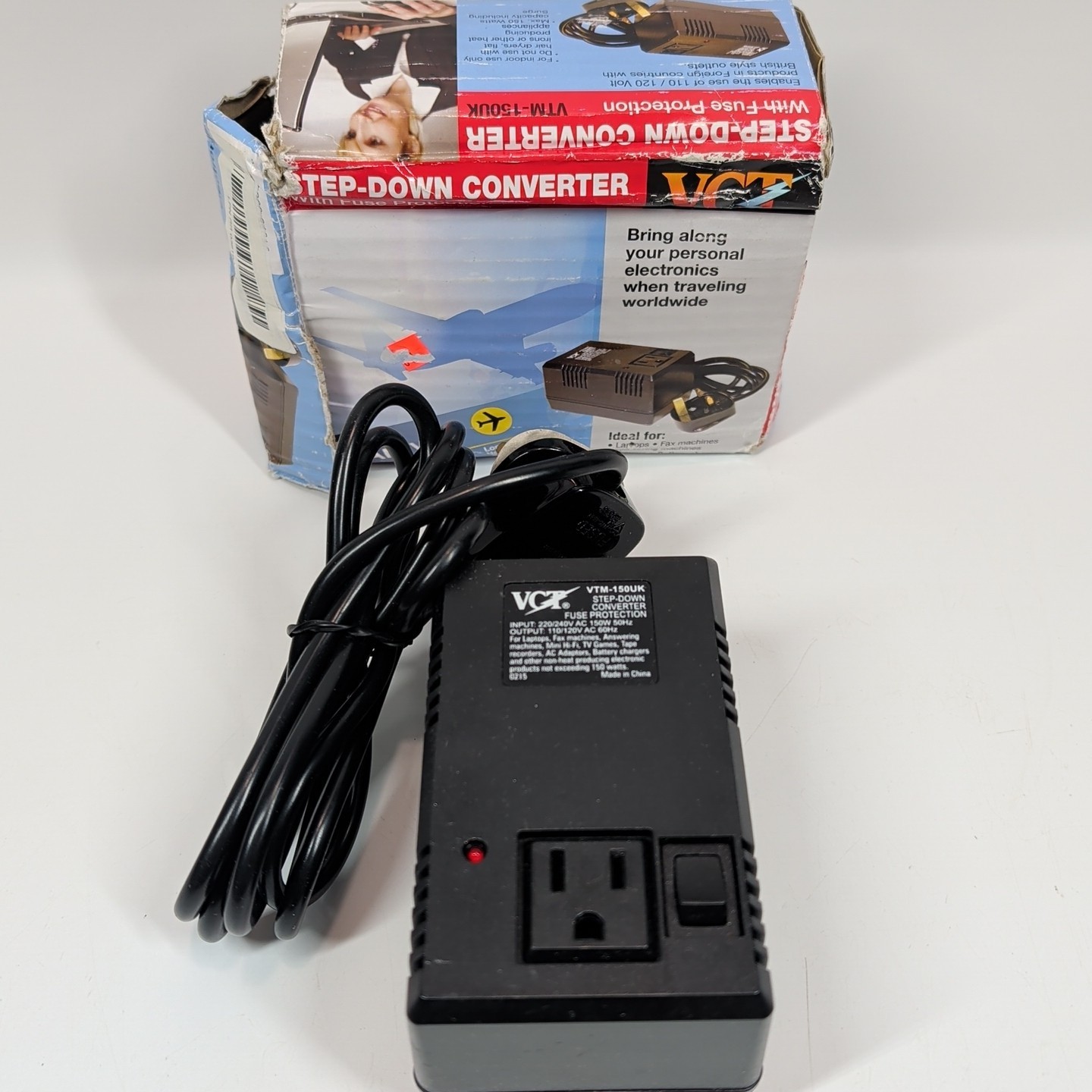 VCT VTM 150UK Step Down Voltage Converter 220V To 110V 150W Tested Working gallery