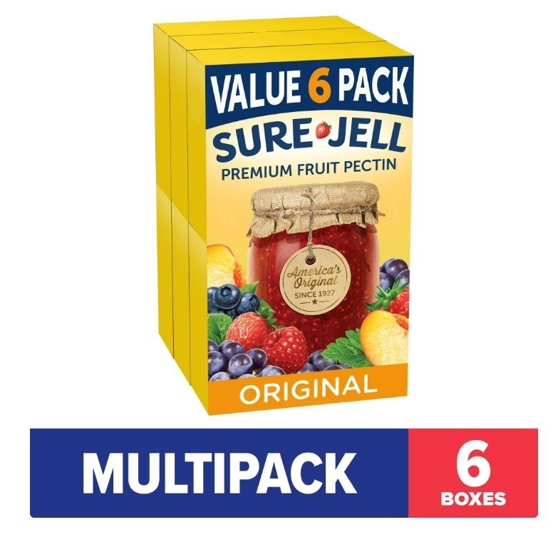 Sure-Jell Original Premium Fruit Pectin for Homemade Jams & Jellies Value 6 Pack gallery